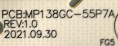 KIT DE TARJETAS PARA TV LG 4K·UHD·HDR / NUMERO DE PARTE MAIN EBR36624836 / EAX69762805 / 36624836   / FUENTE MP138GC-55P7B / MP138GC-55P7A / PANEL L650WQ1QF7D / DISPLAY HV650QUB-F7D / MODELO 65UQ7570PUJ / 65UQ7570PUJ.CUSFBH - Imagen 3